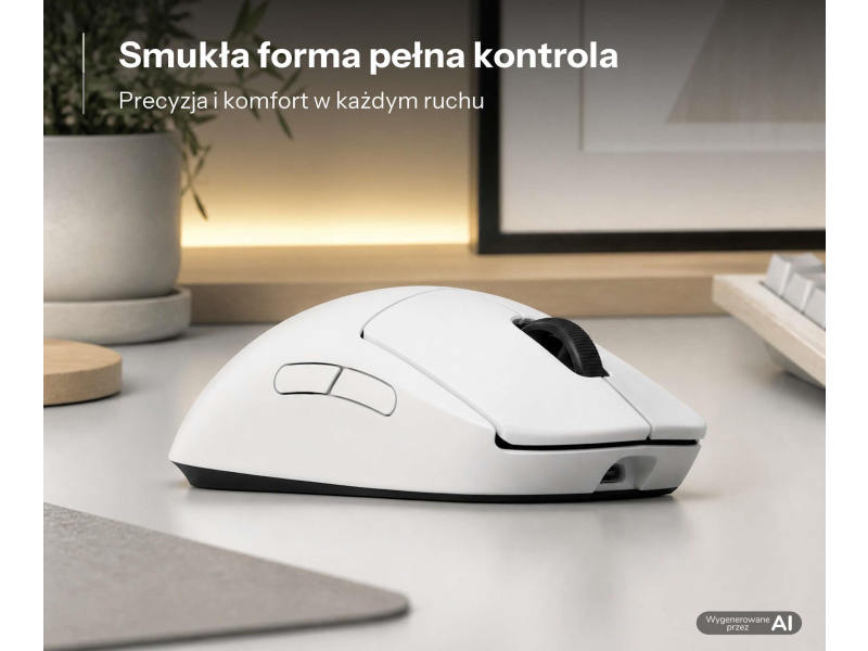 Logitech G PRO 2 Lightspeed biały