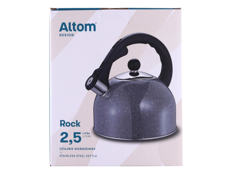 Altom Rock czajnik 2,5 l szary kamień indukcja
