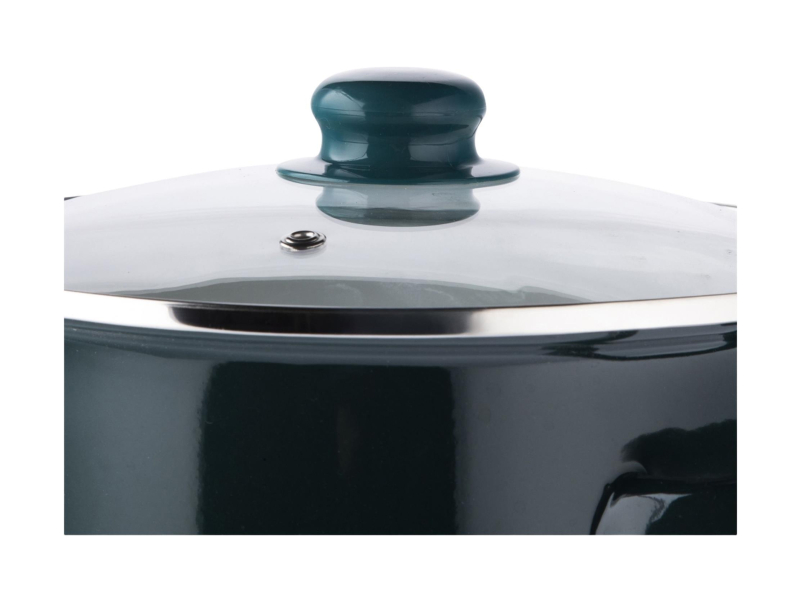 Altom Garnek emaliowany 24 cm 4,6 l pokrywka pinot indukcja