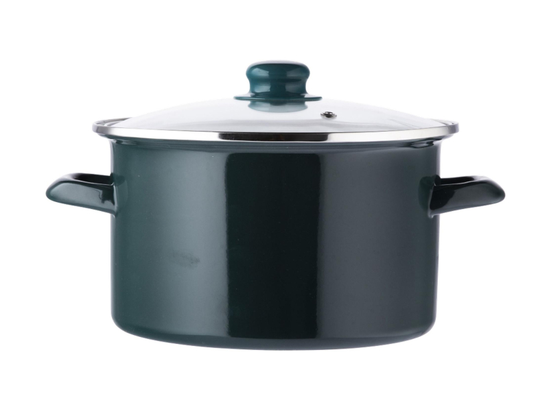 Altom Garnek emaliowany 24 cm 4,6 l pokrywka pinot indukcja