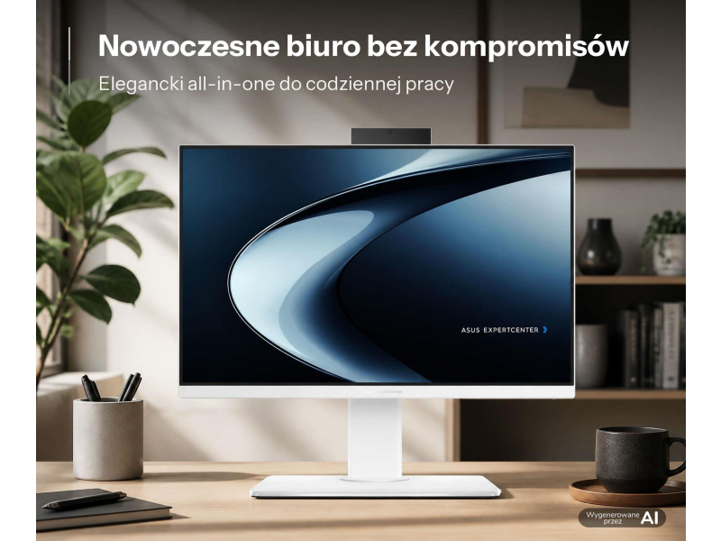 ASUS ExpertCenter AIO P440VA 24 Core 5-210H/16GB/512/W11P Biały