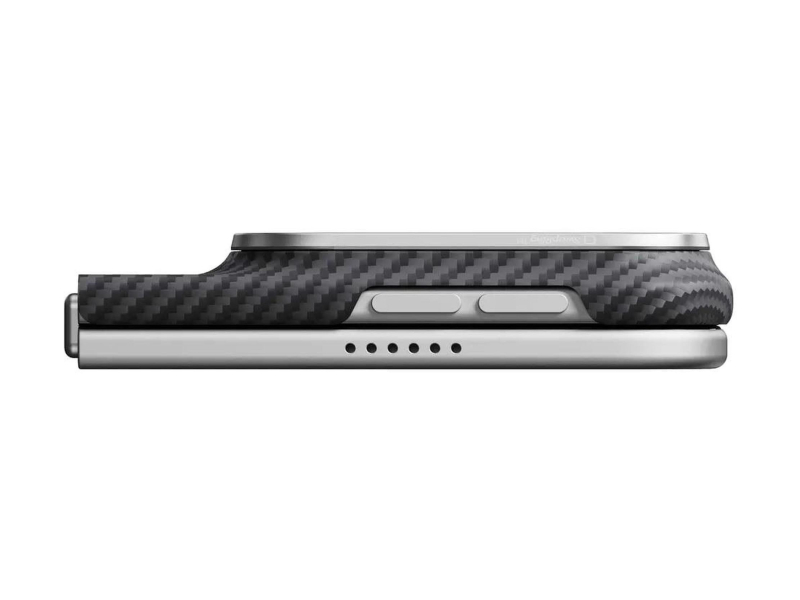 PITAKA Edge Case do iPhone 18 Fold Back Cover Black Grey(Twill)