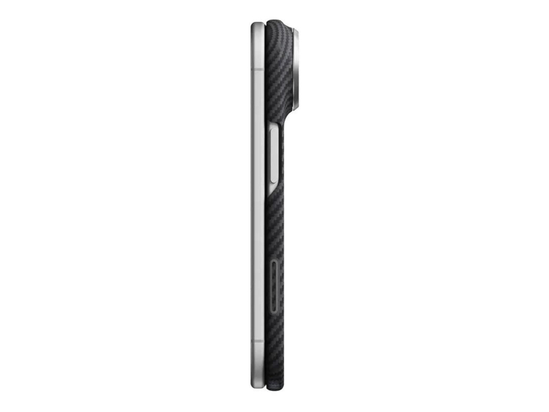 PITAKA Edge Case do iPhone 18 Fold Back Cover Black Grey(Twill)