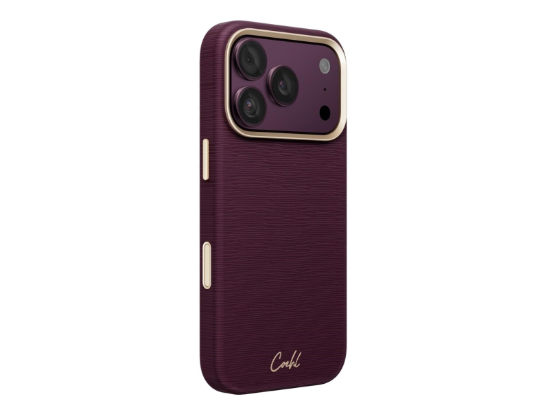 Uniq Coehl Mirelle do iPhone 18 Pro Max Magnetic bordowy