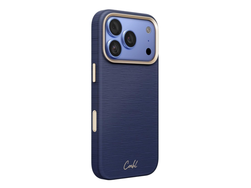 Uniq Coehl Mirelle do iPhone 18 Pro Magnetic niebieski