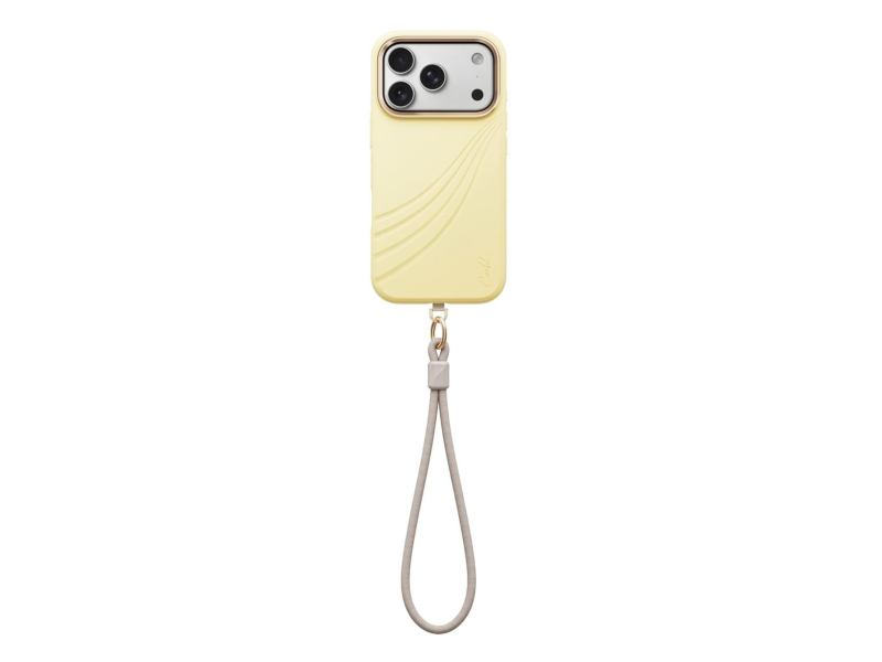 Uniq Coehl Serina do iPhone 18 Pro Magnetic żółty