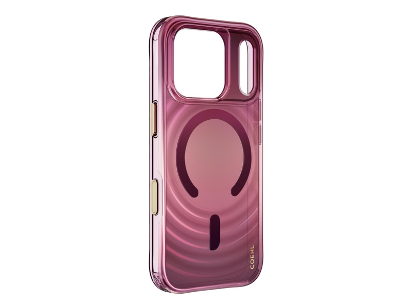 Uniq Coehl Vela do iPhone 18 Pro Max Magnetic bordowy
