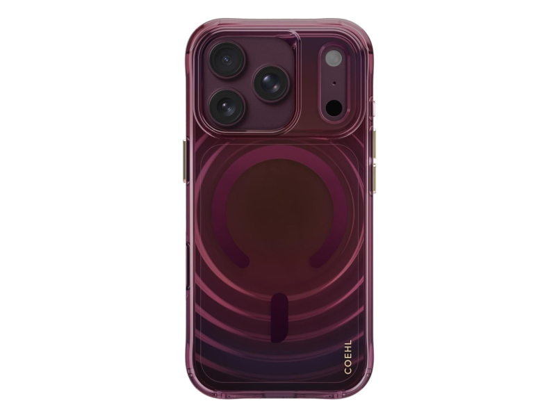 Uniq Coehl Vela do iPhone 18 Pro Magnetic bordowy