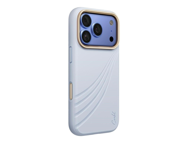 Uniq Coehl Serina do iPhone 18 Pro Magnetic niebieski