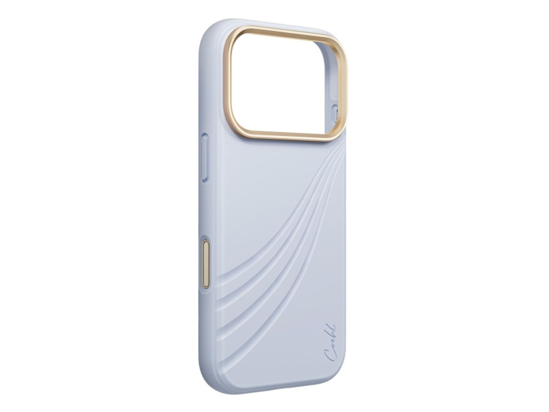 Uniq Coehl Serina do iPhone 18 Pro Magnetic niebieski