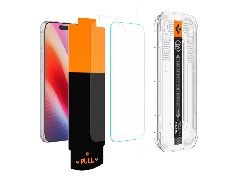 Spigen Glass tR EZ Fit Pro HD 2 Pack do iPhone 18 Pro Max/17 Pro Max