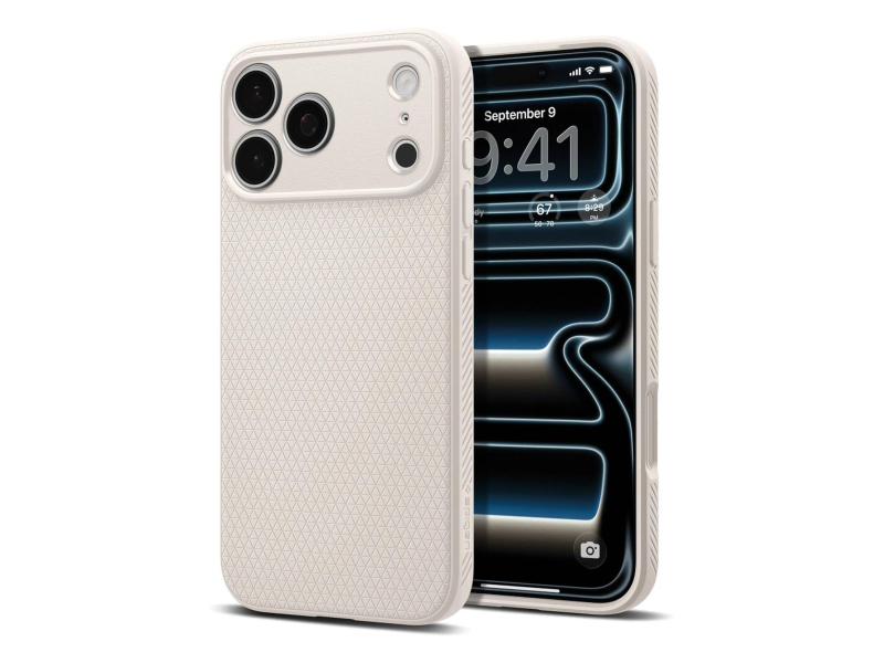 Spigen Liquid Air do iPhone 18 Pro/17 Pro (natural titanium)