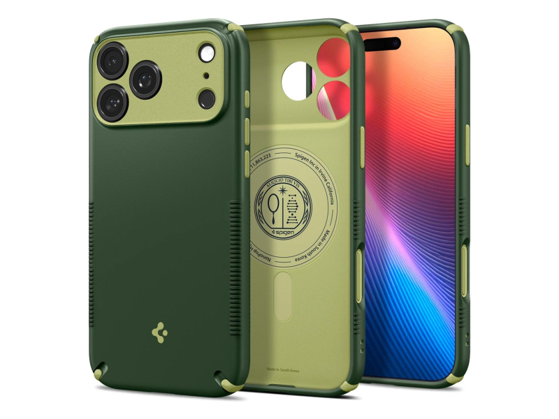 Spigen Nano Pop Hybrid MagSafe do iPhone 18 Pro/17 Pro (avo green)