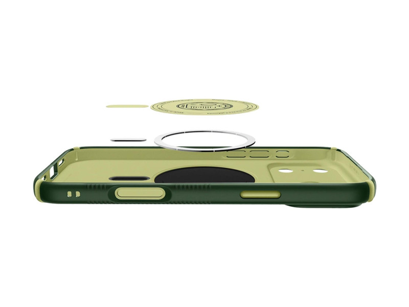 Spigen Nano Pop Hybrid MagSafe do iPhone 18 Pro/17 Pro (avo green)