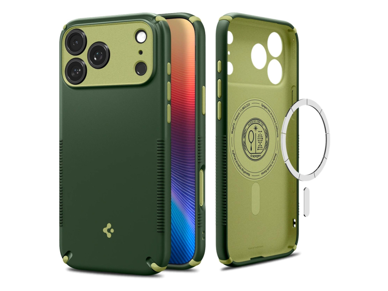 Spigen Nano Pop Hybrid MagSafe do iPhone 18 Pro/17 Pro (avo green)