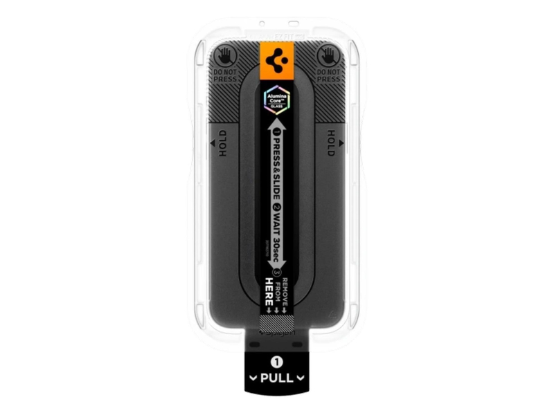 Spigen Glass tR EZ Fit Pro HD (Privacy) 1 Pack do iPhone 18 Pro