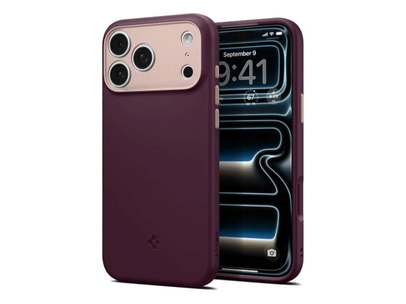 Spigen Nano Pop MagSafe do iPhone 18 Pro/17 Pro (burgundy bean)