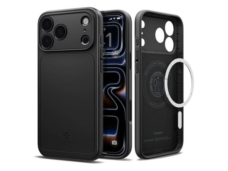 Spigen Thin Fit MagSafe do iPhone 18 Pro/17 Pro (black)