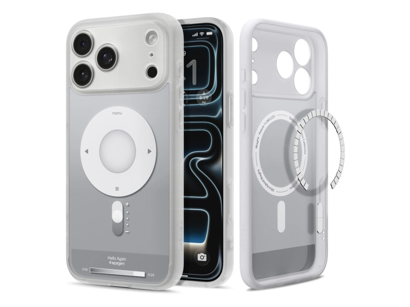 Spigen Ultra Hybrid MagSafe do iPhone 18 Pro/17 Pro (classic silver)