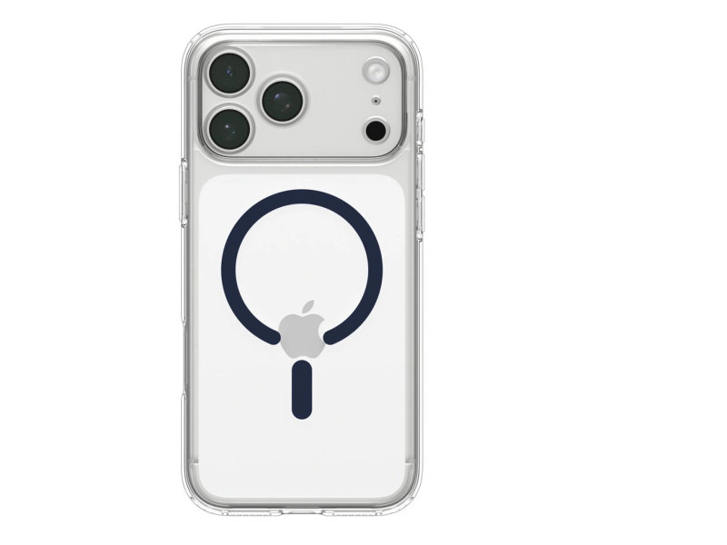 Spigen Ultra Hybrid MagSafe do iPhone 18 Pro/17 Pro (clear deep blu)