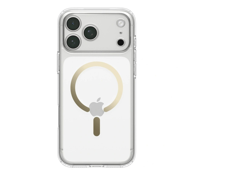 Spigen Ultra Hybrid MagSafe do iPhone 18 Pro/17 Pro (clear gold)