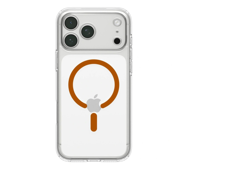 Spigen Ultra Hybrid MagSafe do iPhone 18 Pro/17 Pro (clear orange)