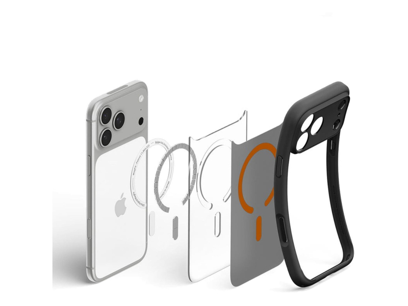 Spigen Ultra Hybrid MagSafe do iPhone 18 Pro/17 Pro (frost black)