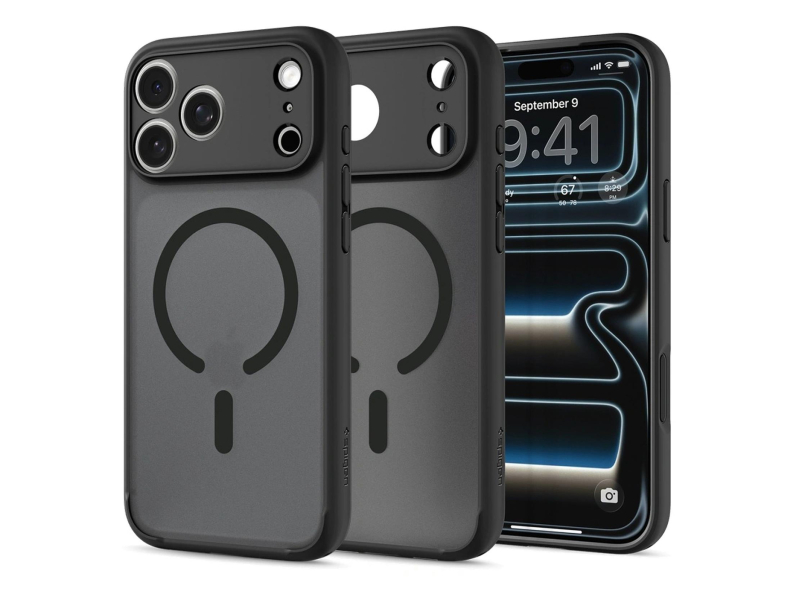 Spigen Ultra Hybrid MagSafe do iPhone 18 Pro/17 Pro (frost black)