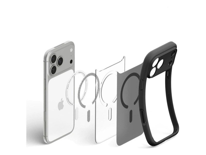 Spigen Ultra Hybrid MagSafe do iPhone 18 Pro/17 Pro (frost black)