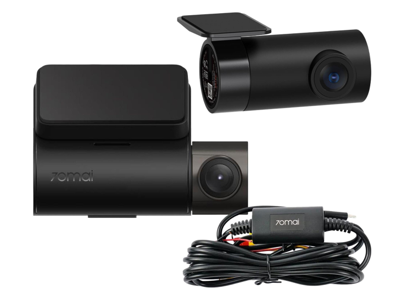 70mai Dash Cam A200 + kamera tylna RC11 + zasilanie