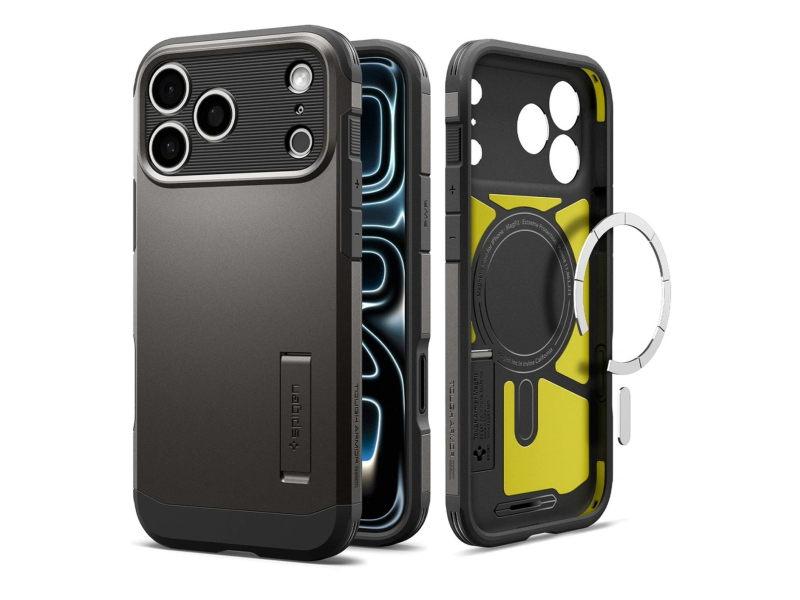 Spigen Tough Armor T MagSafe do iPhone 18 Pro/17 Pro (gunmetal)