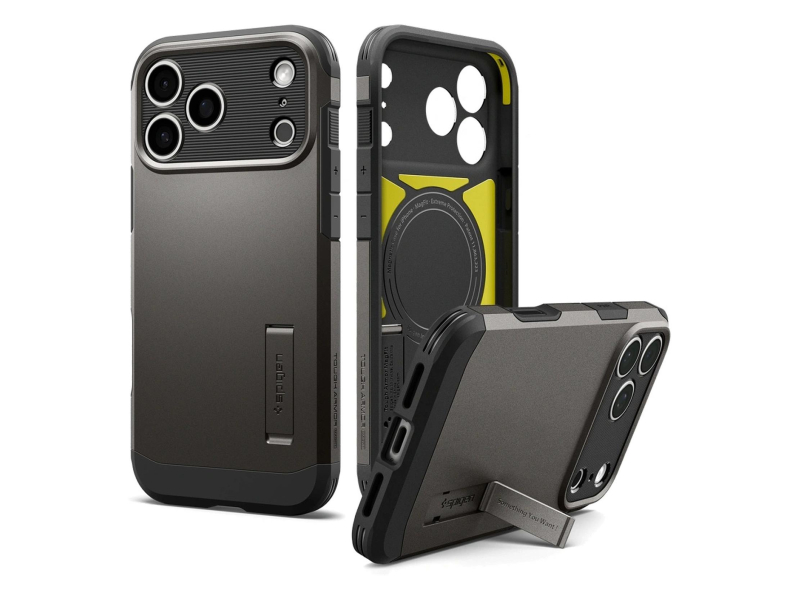 Spigen Tough Armor T MagSafe do iPhone 18 Pro/17 Pro (gunmetal)