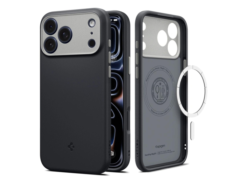 Spigen Nano Pop MagSafe do iPhone 18 Pro Max/17 Pro Max (black sesame)