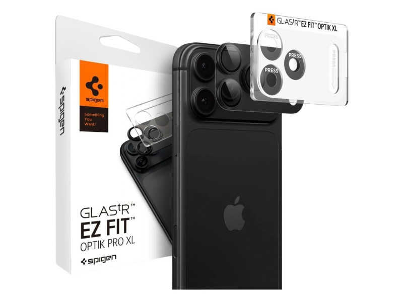 Spigen Glass tR EZ Fit Optik Pro XL 1 Pack do iPhone 18 Pro (dark g