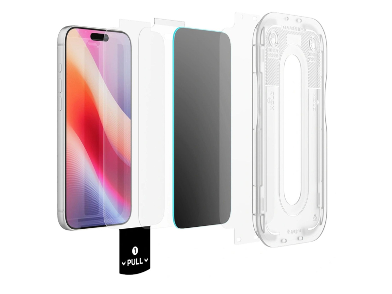 Spigen Glass tR EZ Fit Pro HD (Privacy) 2 Pack do iPhone 18 Pro Max