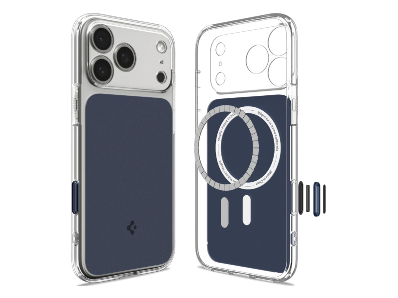 Spigen Ultra Hybrid T MagSafe do iPhone 18 Pro/17 Pro (matte blue)