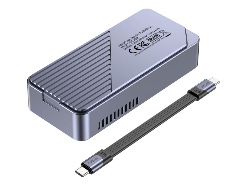 Unitek Obudowa na dysk M.2 NVMe USB-C 80Gbps z aktywnym chłodzeniem
