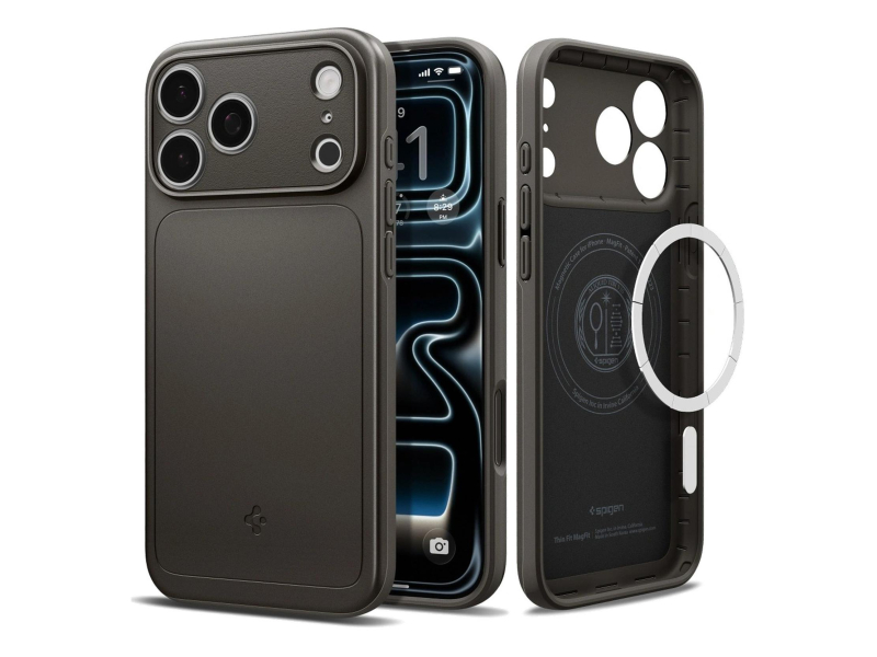Spigen Thin Fit MagSafe do iPhone 18 Pro/17 Pro (gunmetal)