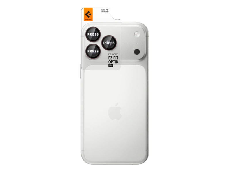 Spigen Glass tR EZ Fit Optik Pro 2 Pack do iPhone 18 Pro Max/18 Pro