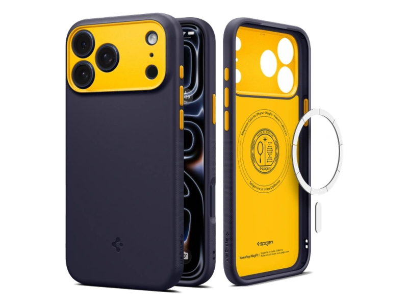 Spigen Nano Pop MagSafe do iPhone 18 Pro/17 Pro (blueberry navy)