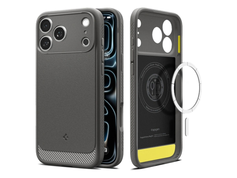 Spigen Rugged Armor MagSafe do iPhone 18 Pro Max/17 Pro Max (gray)