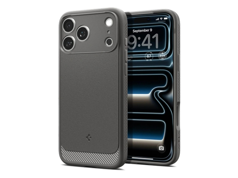 Spigen Rugged Armor MagSafe do iPhone 18 Pro Max/17 Pro Max (gray)