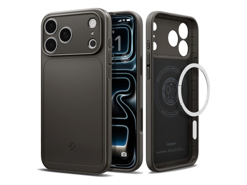 Spigen Thin Fit MagSafe do iPhone 18 Pro Max/17 Pro Max (gunmetal)