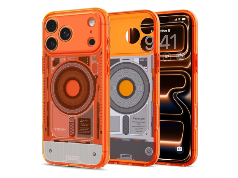 Spigen Ultra Hybrid MagSafe doone tangerine - iPhone 18 Pro/17 Pro