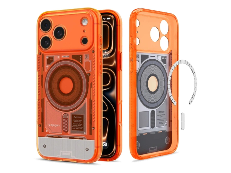 Spigen Ultra Hybrid MagSafe doone tangerine - iPhone 18 Pro/17 Pro