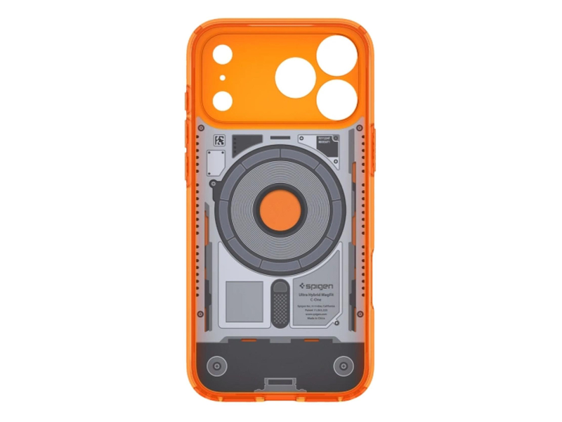 Spigen Ultra Hybrid MagSafe doone tangerine - iPhone 18 Pro/17 Pro