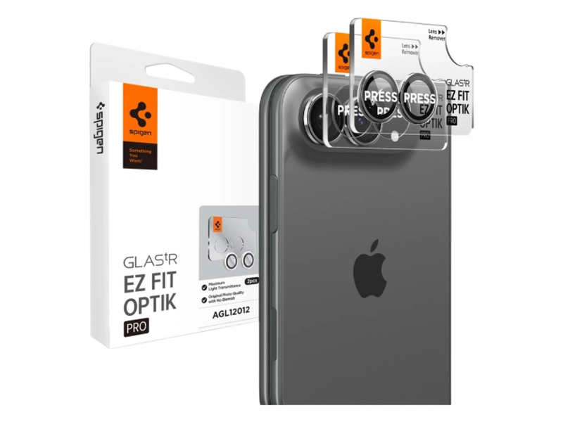 Spigen Optik Pro Glas.Tr Ez Fit do iPhone Duo Star White