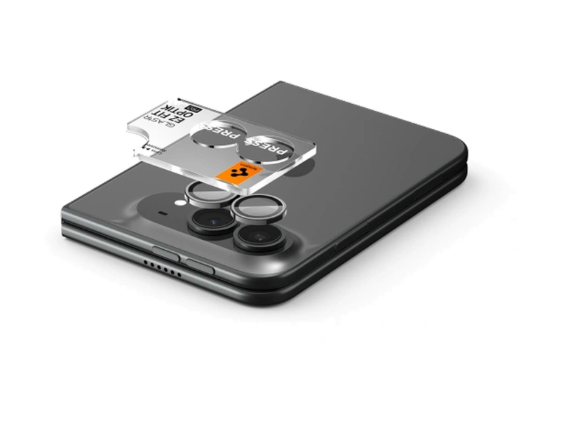 Spigen Optik Pro Glas.Tr Ez Fit do iPhone Duo Star White