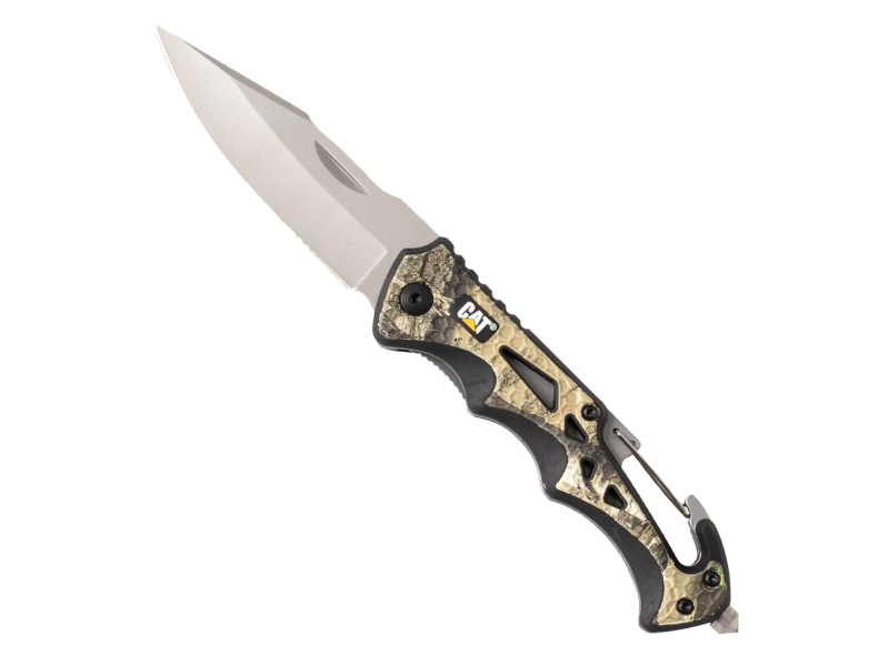 Cat Nóż 19,0cm Folding Knife Real Tree Camouflage