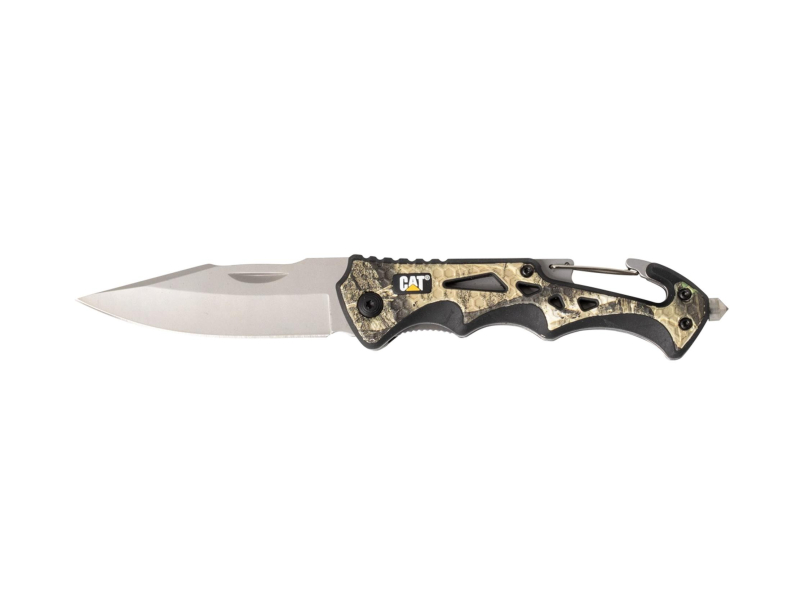 Cat Nóż 19,0cm Folding Knife Real Tree Camouflage